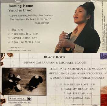 CD Yungchen Lhamo: Selections From Coming Home & Black Rock