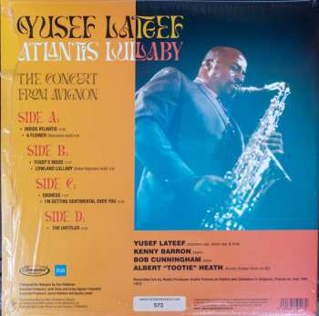 2LP Yusef Lateef: Atlantis Lullaby - The Concert From Avignon DLX | LTD | NUM