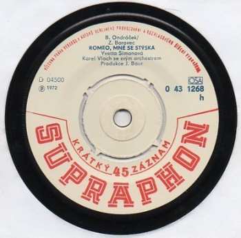 SP Butterfly / Romeo, Mně Se Stýská