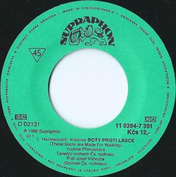 SP Yvonne Přenosilová: Boty Proti Lásce / Roň Slzy