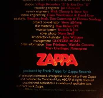 LP Frank Zappa: Joe's Garage Act I