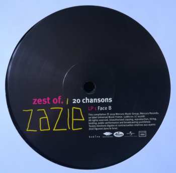 2LP Zazie: Zest Of. 20 Chansons