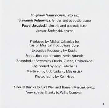 CD Zbigniew Namysłowski: Namyslovski