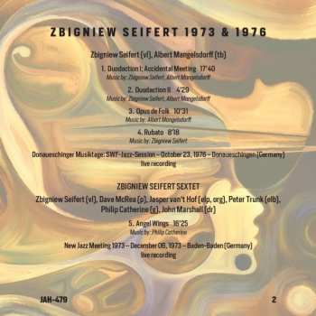 CD Zbigniew Seifert: Live Recordings 1973 & 1976