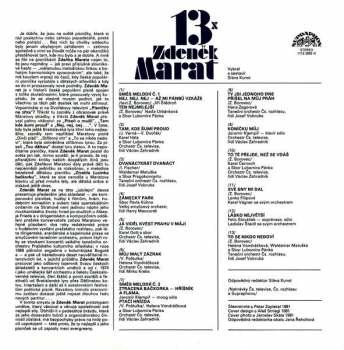 LP Zdeněk Marat: 13 x Zdeněk Marat