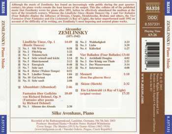CD Alexander Von Zemlinsky: Piano Music