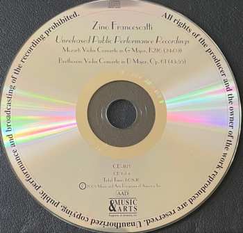 4CD/Box Set Ludwig van Beethoven: Violin Concertos And A Treasury Of Chamber Works All Previoulsy Unissued