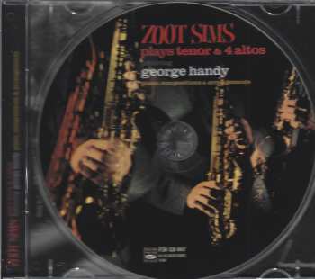 CD Zoot Sims: Zoot Sims Plays Tenor & 4 Altos (Featuring George Handy Piano, Compositions & Arrangements