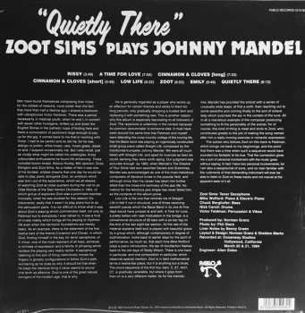 LP Zoot Sims: Plays Johnny Mandel  "Quietly There" LTD