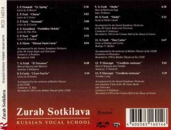 CD Зураб Соткилава: Italian Songs - Verdi - Mascagni